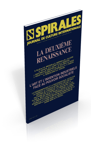 La deuxime renaissance. L'art et l'invention industriels face au pouvoir socialiste