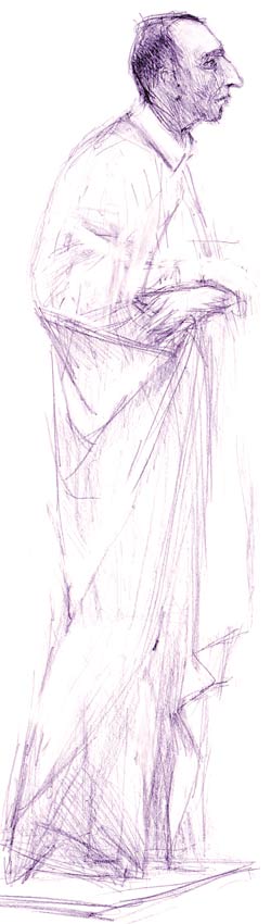 "San Carlo Borromeo", bozzetto di Michail K. Anikushin